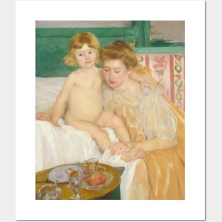 Mother and Child (Baby Getting Up from His Nap) by Mary Cassatt Posters and Art